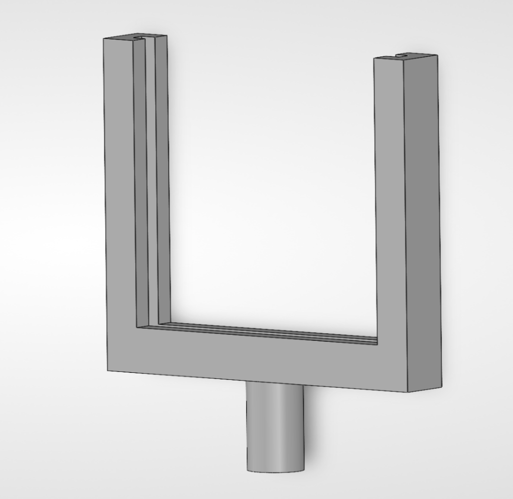 Glasplade holder