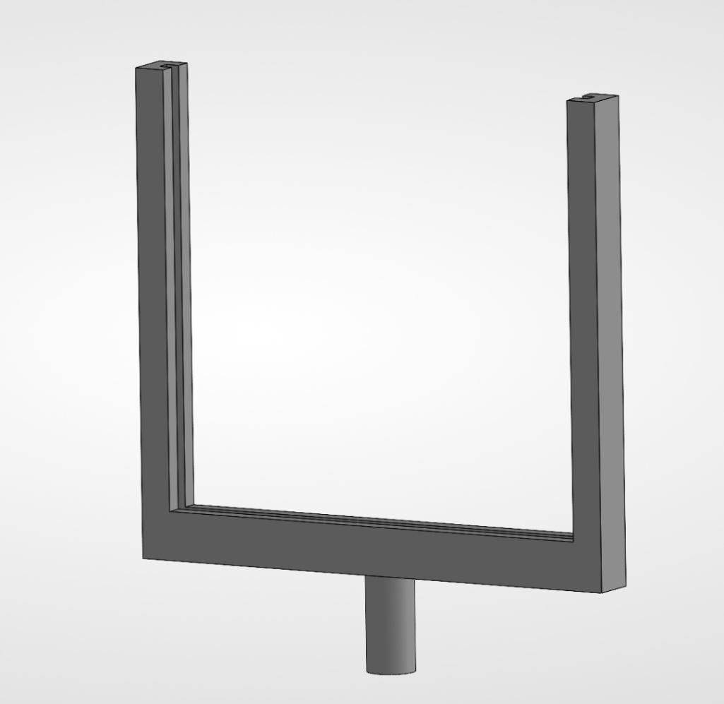 Glasplade holder