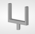 Glasplade holder