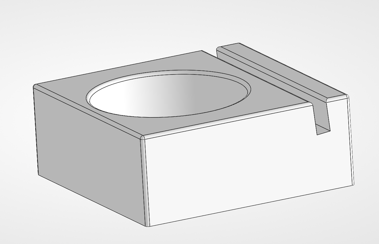 Glas holder med lys